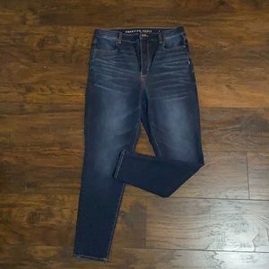American Eagle highest rise jeggings